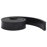 Vidaxl rubber edge for snow plow 300x8x2 cm black