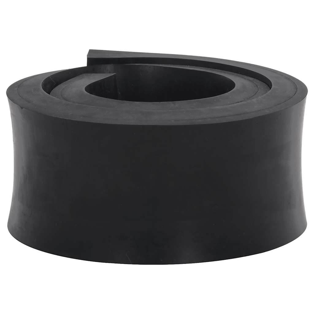 Vidaxxl Gummikante für Schneepflug 120x10x2 cm schwarz