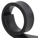 Vidaxxl Gummikante für Schneepflug 120x10x2 cm schwarz