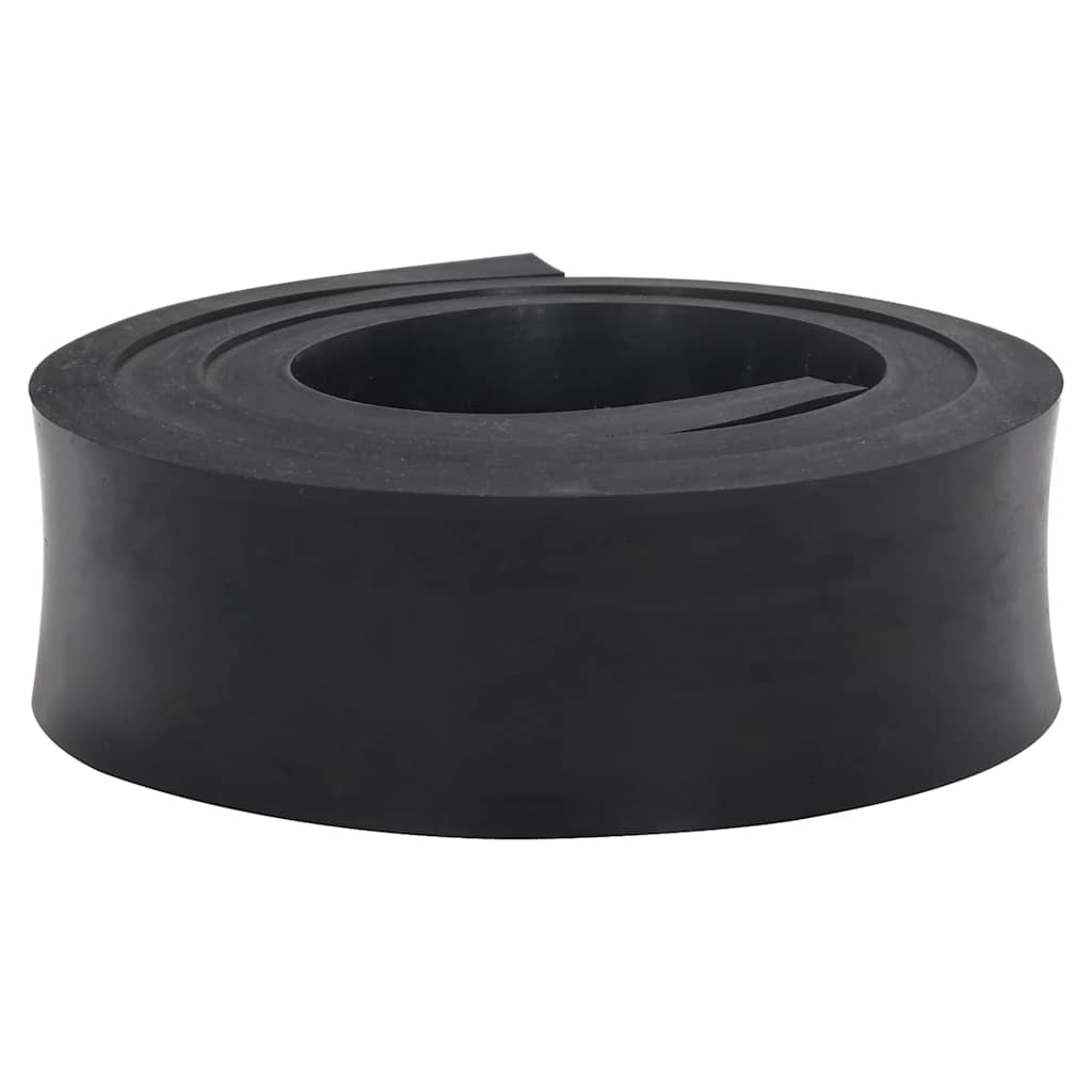 Vidaxl rubber edge for snow plow 200x10x2 cm black