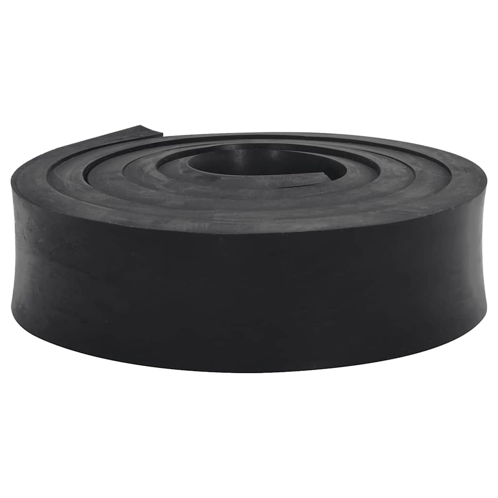 Vidaxl rubber edge for snow plow 250x10x2 cm black