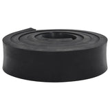 Vidaxl rubber edge for snow plow 300x10x2 cm black