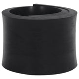 Vidaxl rubber edge for snow plow 100x15x2 cm black