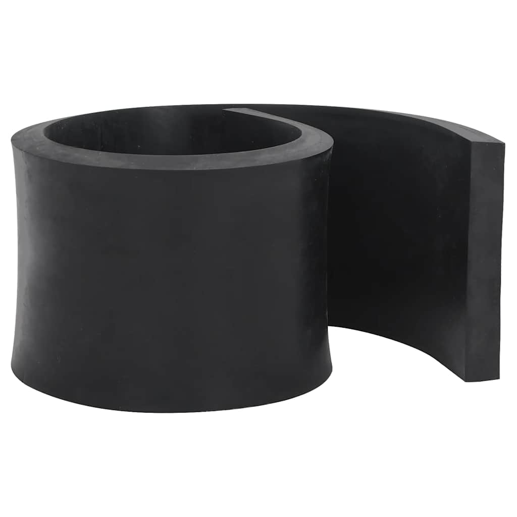Vidaxxl Gummikante für Schneepflug 100x15x2 cm schwarz