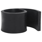 Vidaxxl Gummikante für Schneepflug 100x15x2 cm schwarz