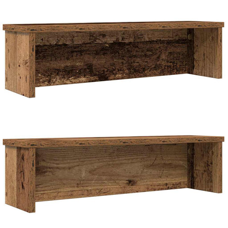 Vidaxx stapelbare Küchenregale 2 Stück 60x15x16 cm altholzfarben