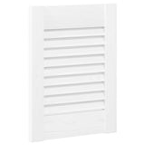 Vidaxl kastdeur louvre design 39,5x29,5 cm wit