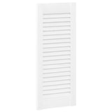 Vidaxl kastdeur louvre design 61,5x29,5 cm wit