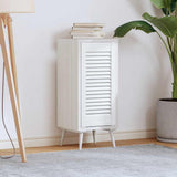 Vidaxl kastdeur louvre design 61,5x29,5 cm wit