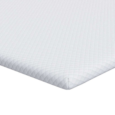Vidaxl matrastopper wit 90 x 190 cm jacquard stof