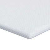 Vidaxl matrastopper wit 200 x 200 cm jacquard stof