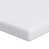Vidaxl matrastopper wit 180 x 200 cm jacquard stof