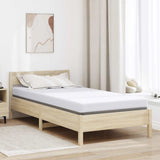 Vidaxl matrastopper wit 90 x 190 cm jacquard stof