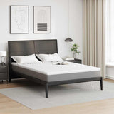 Vidaxl kokos topper wit 160 x 200 cm jacquard stof