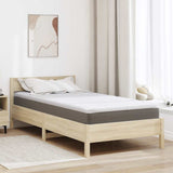 Vidaxl matrastopper wit 90 x 190 cm gebreide stof