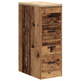 Vidaxl garagekast 30x51x85 cm massief grenenhout oud hout
