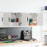 Vidaxl garagewandkasten 2 st spaanplaat wit