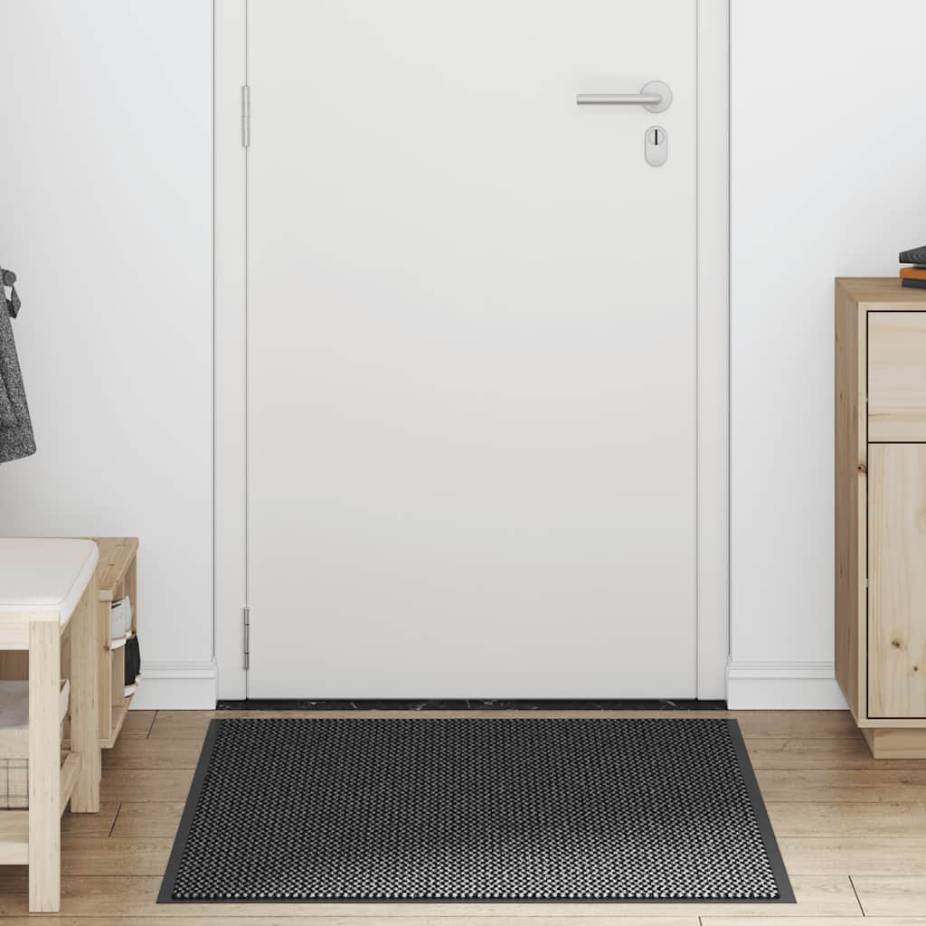 Vidaxl deurmat 90x150 cm antracietkleurig