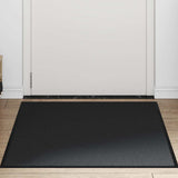 Vidaxl deurmat 80x120 cm zwart