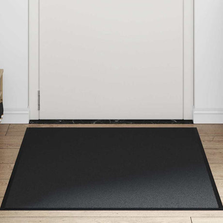 Vidaxl deurmat 80x120 cm zwart