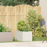 Vidaxl plantenbak 40x80x40 cm koudgewalst staal wit