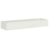 Vidaxl plantenbak 280x80x40 cm staal wit