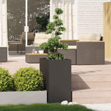 Vidaxl plantenbak 40x80x80 cm staal zwart