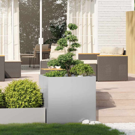 Vidaxl plantenbak 80x80x80 cm gegalvaniseerd staal