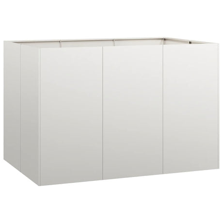 Vidaxl plantenbak 120x80x80 cm roestvrij staal