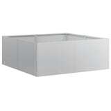 Vidaxl plantenbak 80x80x30 cm gegalvaniseerd staal