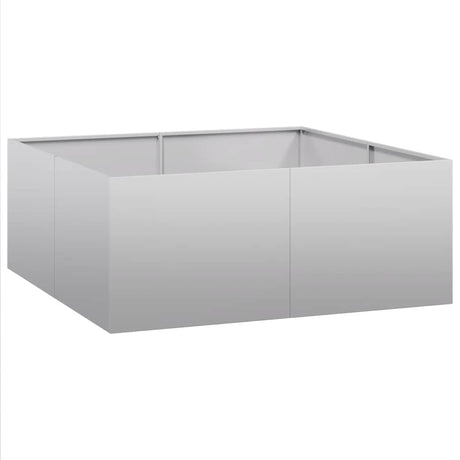 Vidaxl plantenbak 100x100x40 cm gegalvaniseerd staal