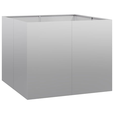 Vidaxl plantenbak 100x100x80 cm gegalvaniseerd staal