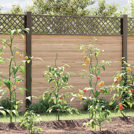 Vidaxl plantondersteuning 20 pcs groen 110 x 0.6 x 0.6 cm staal