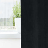 Vidaxl verduisterende gordijnen 2 pcs zwart 140 x 245 cm fluweel