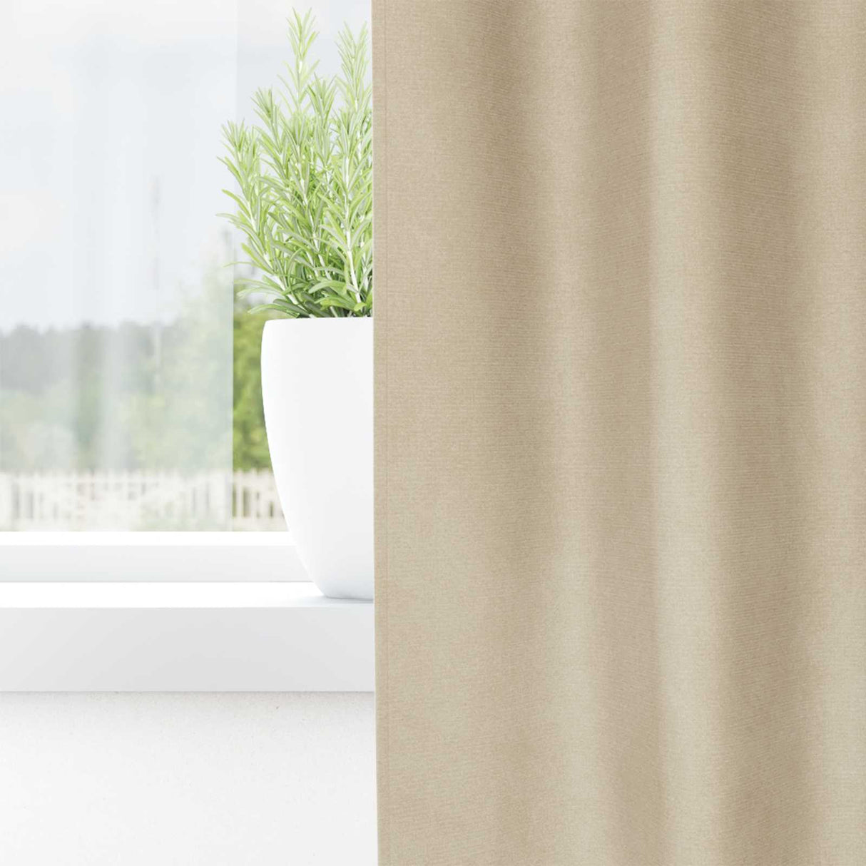 Vidaxl verduisterende gordijnen 2 pcs crème 140 x 175 cm fluweel