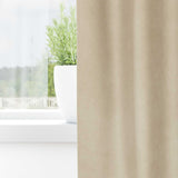 Vidaxl verduisterende gordijnen 2 pcs crème 140 x 175 cm fluweel