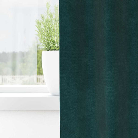 Vidaxl verduisterende gordijnen 2 pcs donkergroen 140 x 260 cm fluweel