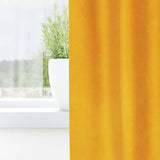 Vidaxl verduisterende gordijnen 2 pcs mosterdgeel 140 x 245 cm fluweel
