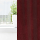 Vidaxl verduisterende gordijnen 2 pcs wijnrood 140 x 175 cm fluweel