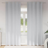 Vidaxl zwart-out gordijnen met ringen 2 pcs bleekgrijs 225 x 140 cm