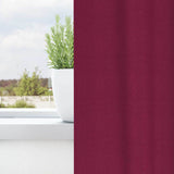 Vidaxl zwart-out gordijnen met ringen 2 pcs wijnrood 175 x 140 cm