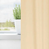 Vidaxl zwart-out gordijnen met ringen 2 pcs crème 140 x 140 cm