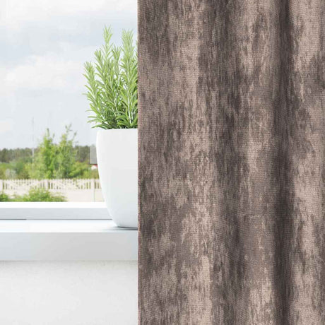 Vidaxl velvet gordijnen 2 pcs cappuccino 260 x 140 cm fluweel