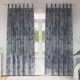 Vidaxl velvet gordijnen 2 pcs zilvergrijs 225 x 140 cm fluweel