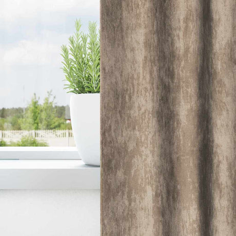 Vidaxl velvet gordijnen 2 pcs champagne 225 x 140 cm fluweel
