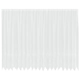 Vidaxl kantgordijn met gordijnen bloemen wit 245 x 500 cm polyester