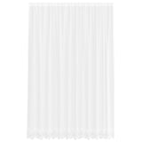 Vidaxl kantgordijn met gordijnen bloemen wit 260 x 300 cm polyester
