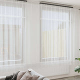 Vidaxl kantgordijn met gordijnen wit 400 ×300 cm polyester