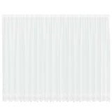 Vidaxl kantgordijn met gordijnen bloemen wit 200 x 500 cm polyester