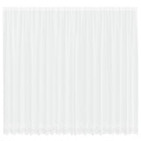 Vidaxl kantgordijn met gordijnen bloemen wit 260 x 500 cm polyester